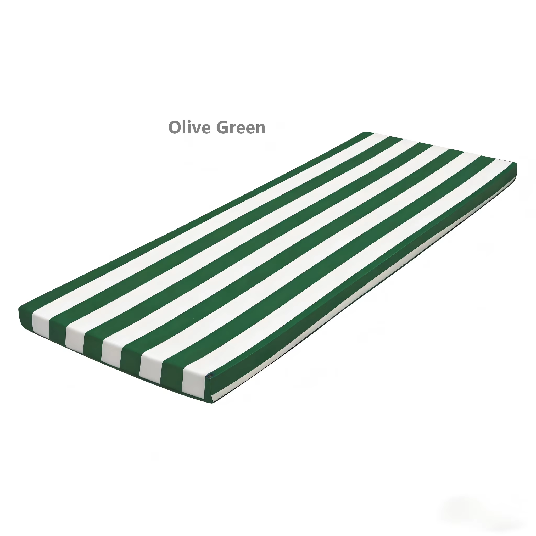 Coussin décoratif rayé imperméable pour extérieur, pour banc, chaise, canapé, balançoire, siège de j