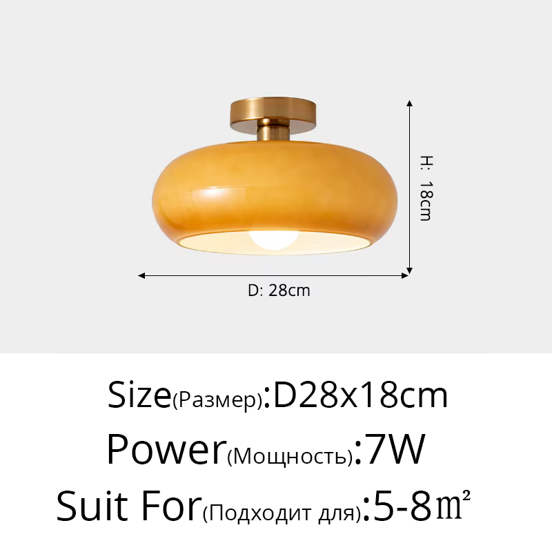 Lustre de Style Bauhaus pour Restaurant, chambre nordique, salon, lampe chaude, suspension, couloir,
