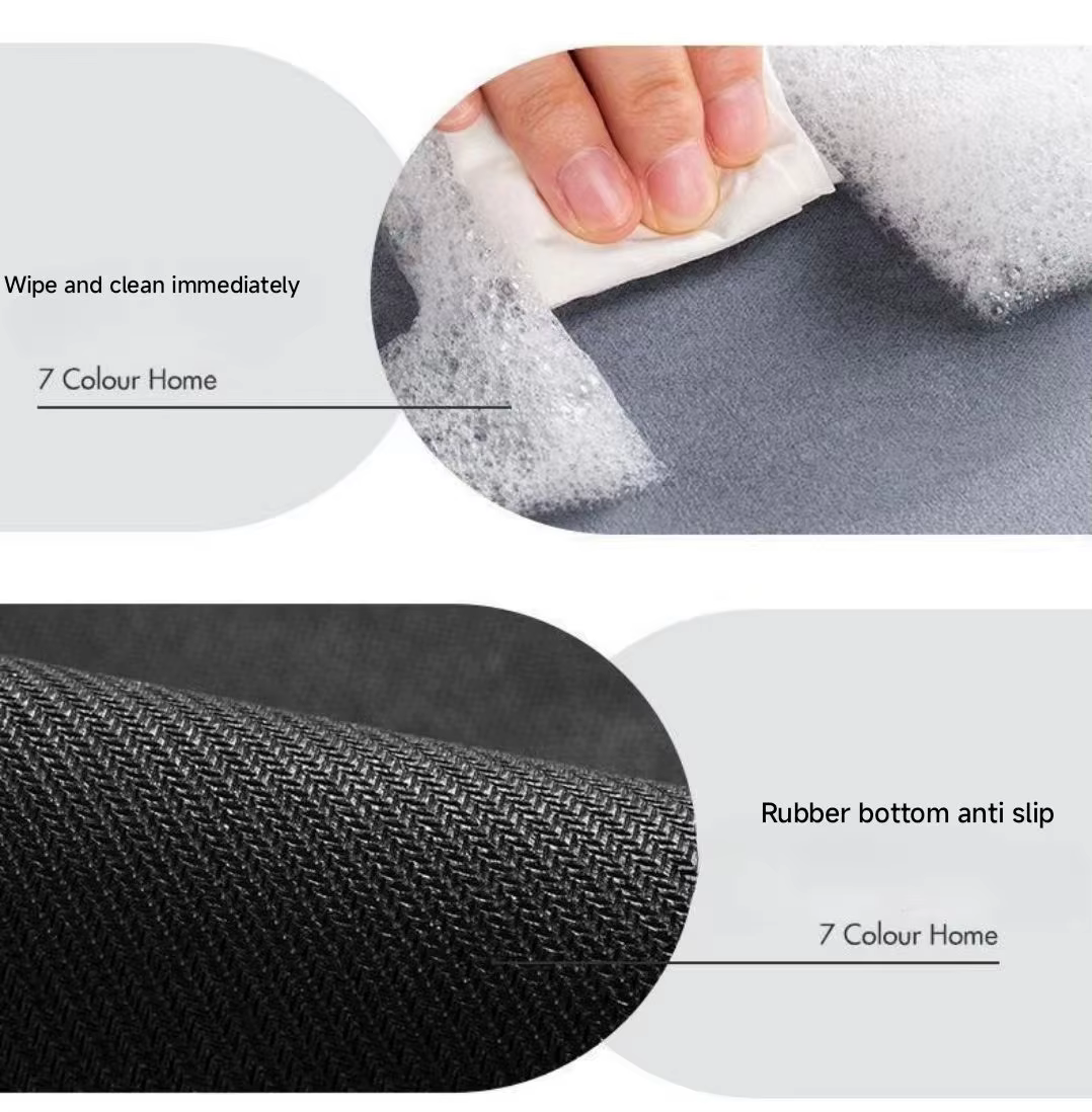 Tapis de sol absorbant pour salle de bain, tapis de pied antidérapant en boue de diatomée, toilettes