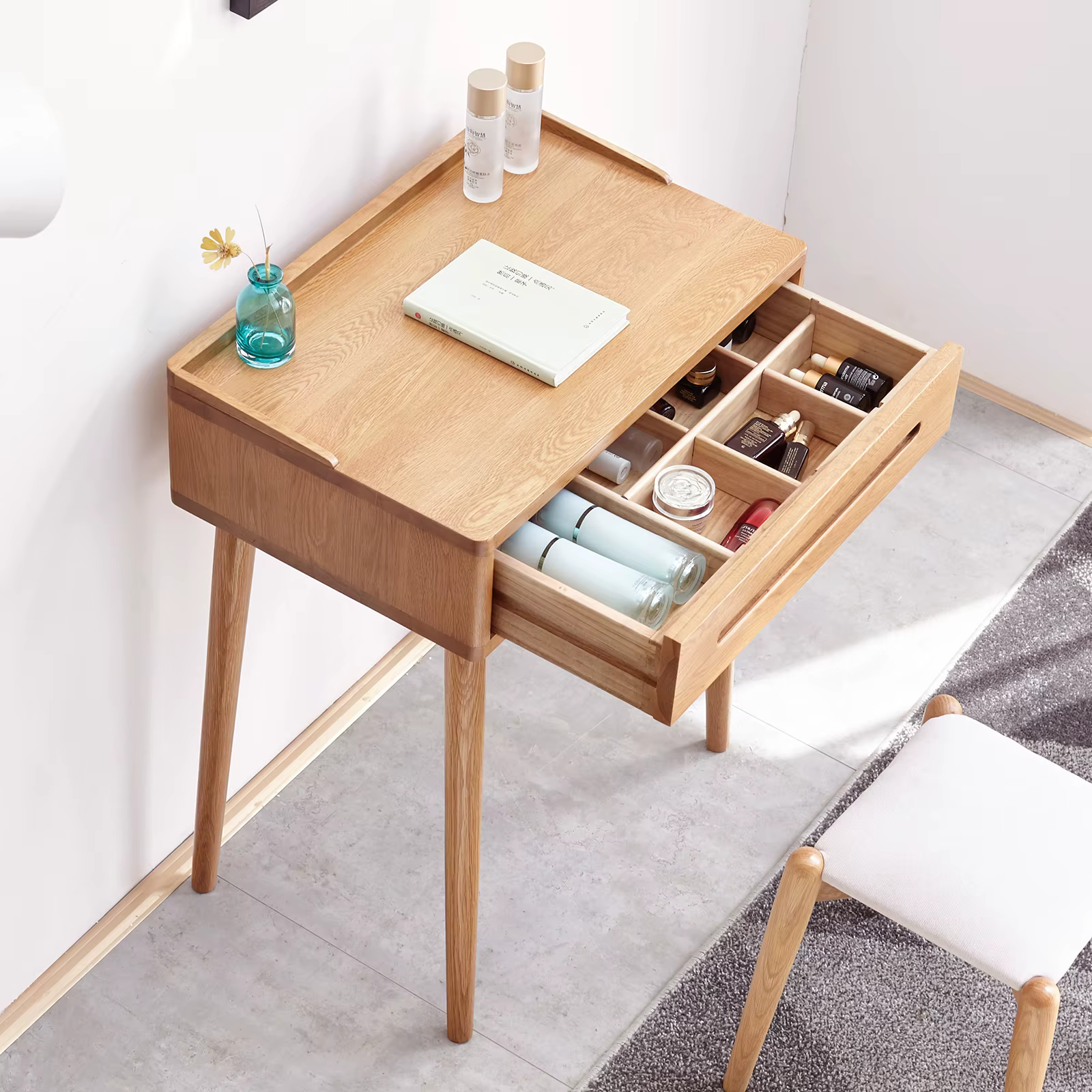 Commode Bistro Table commode 100% table solide table de bureau table commode compacte accessoires de