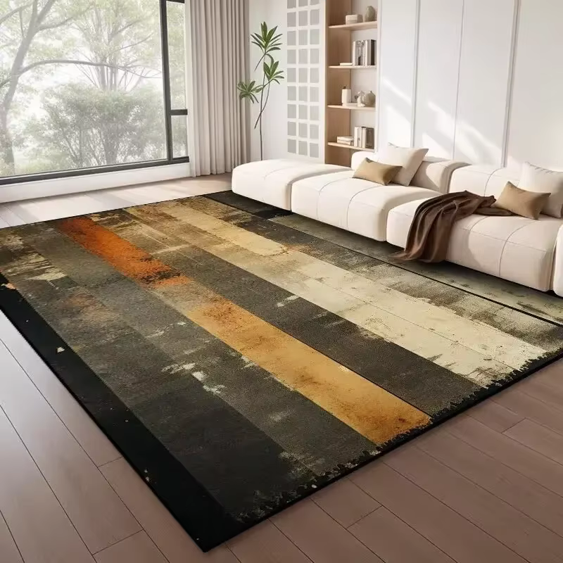 Grands tapis géométriques de Style nordique pour salon, décoration moderne, pour la maison, léger, d