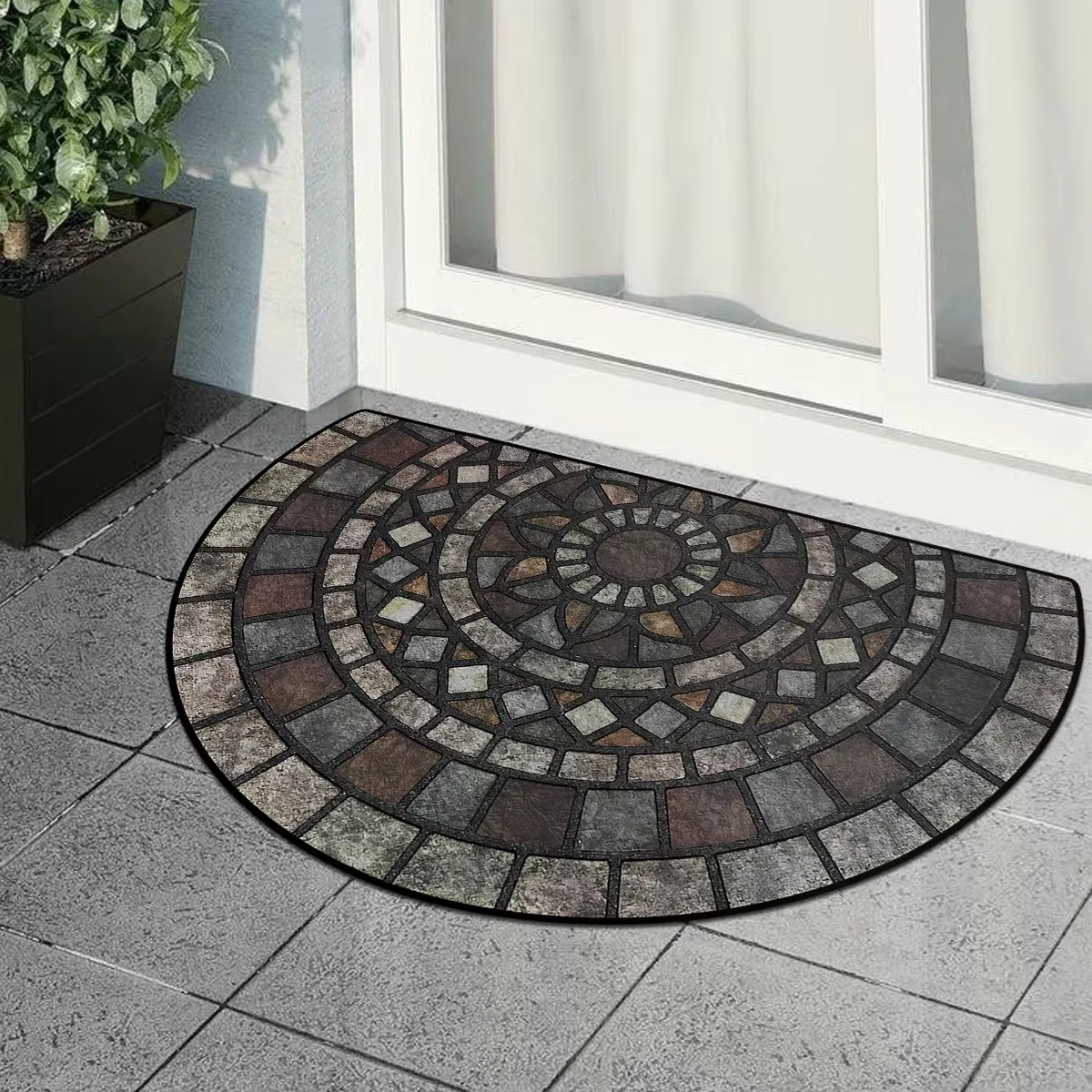 Paillasson d'entrée décorations De jardin tapis d'entrée De porte tapis De sol De maison tapis Semi-