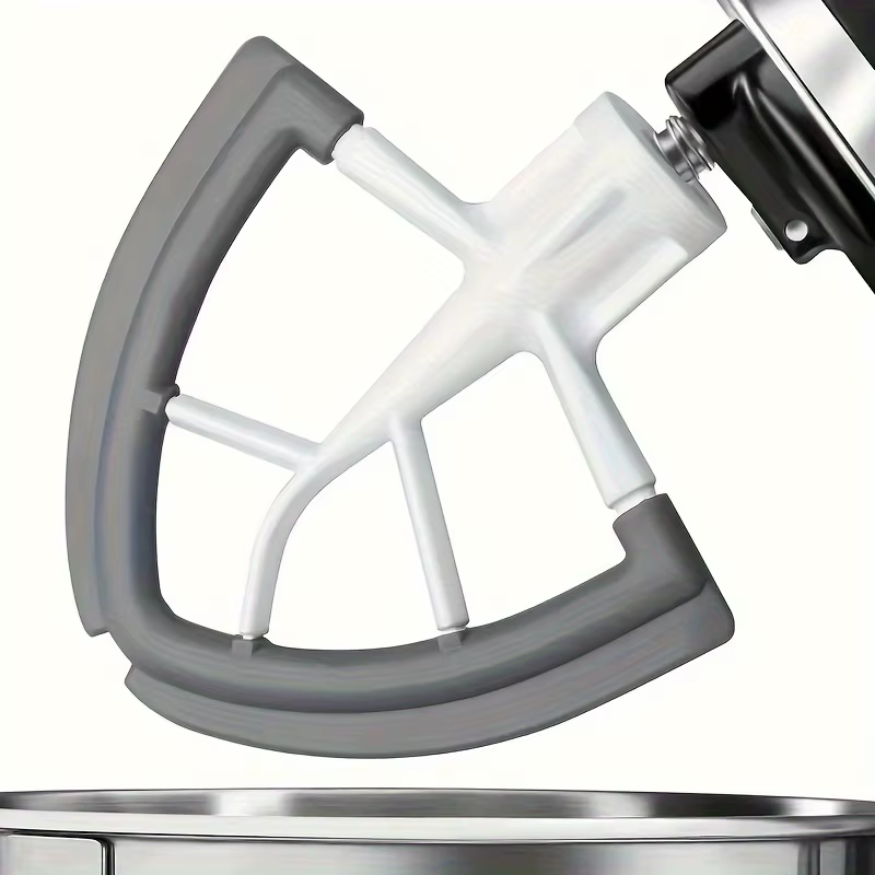 Batteur à bord flexible pour batteur sur socle à tête inclinable KitchenAid, palette de batteur plat