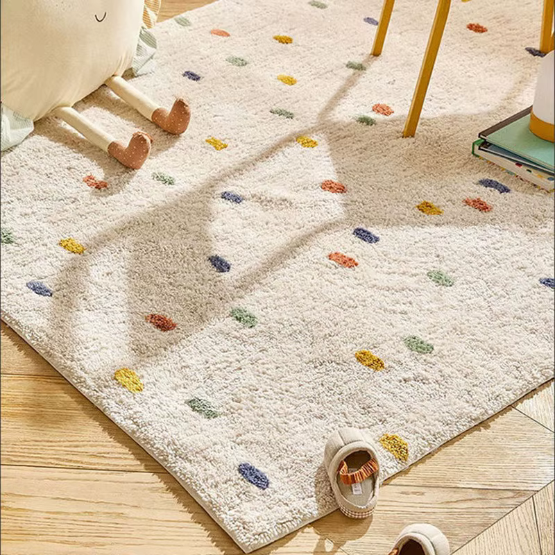 Tapis de salon de grande surface, mignon Ins, Style Simple, pour chambre à coucher, chevet, canapé e