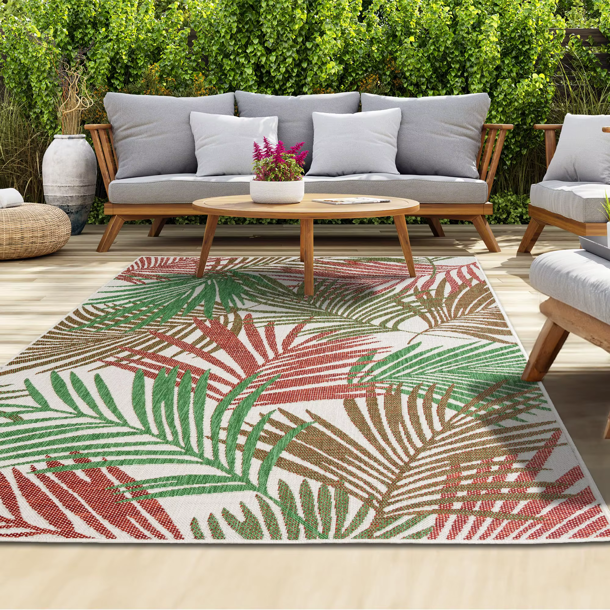 VIKAMA – tapis d'extérieur d'été, tapis de sol antidérapant pour Camping et pique-nique, tapis de te
