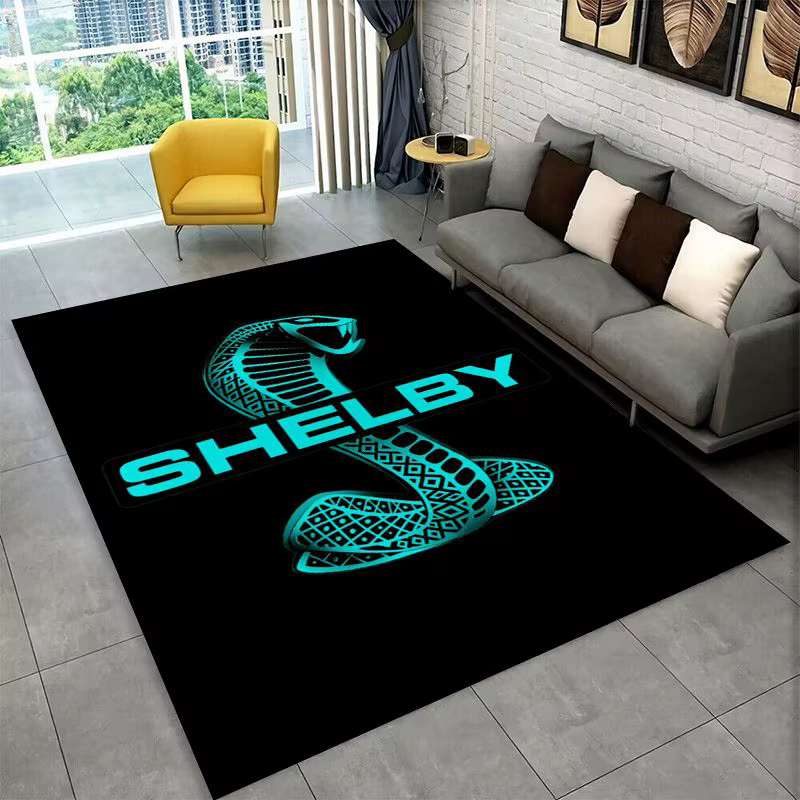 Tapis antidérapant rétro M-Mustang Racing Car pour salon, chambre à coucher, salle de jeux, tapis de