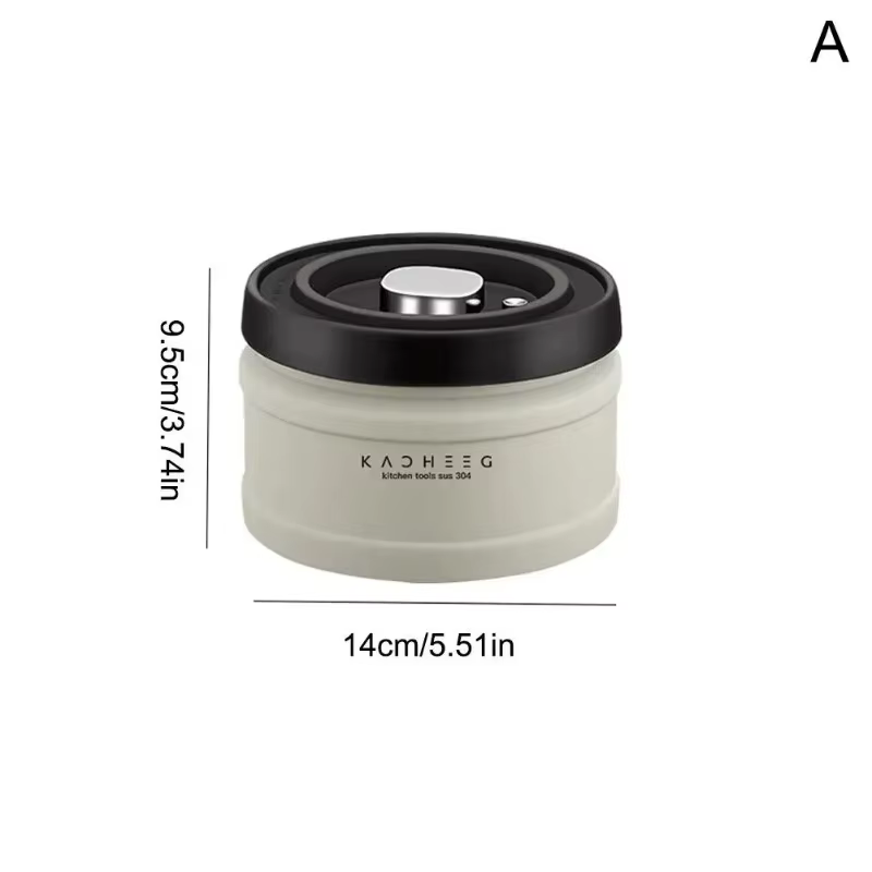 Conteneur de stockage de grains de café de 750/1100/1600ml, boîtes scellées sous vide, pot de grains