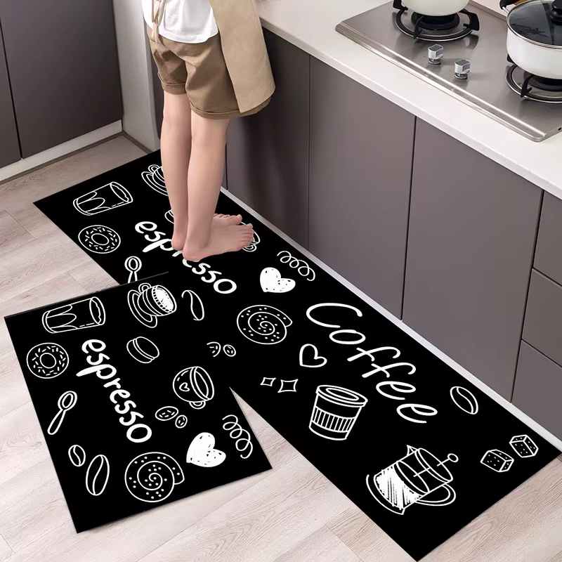 Tapis de cuisine, tapis de sol, mode Simple, Style nordique, tenue de maison, longue bande, décorati