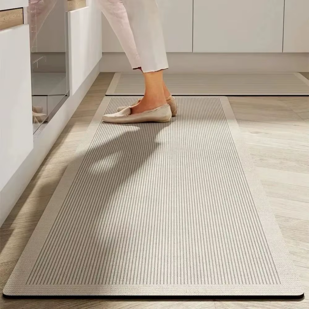 VIKAMA – tapis de cuisine en diatomite, Style moderne et Simple, facile à entretenir à la maison, tr