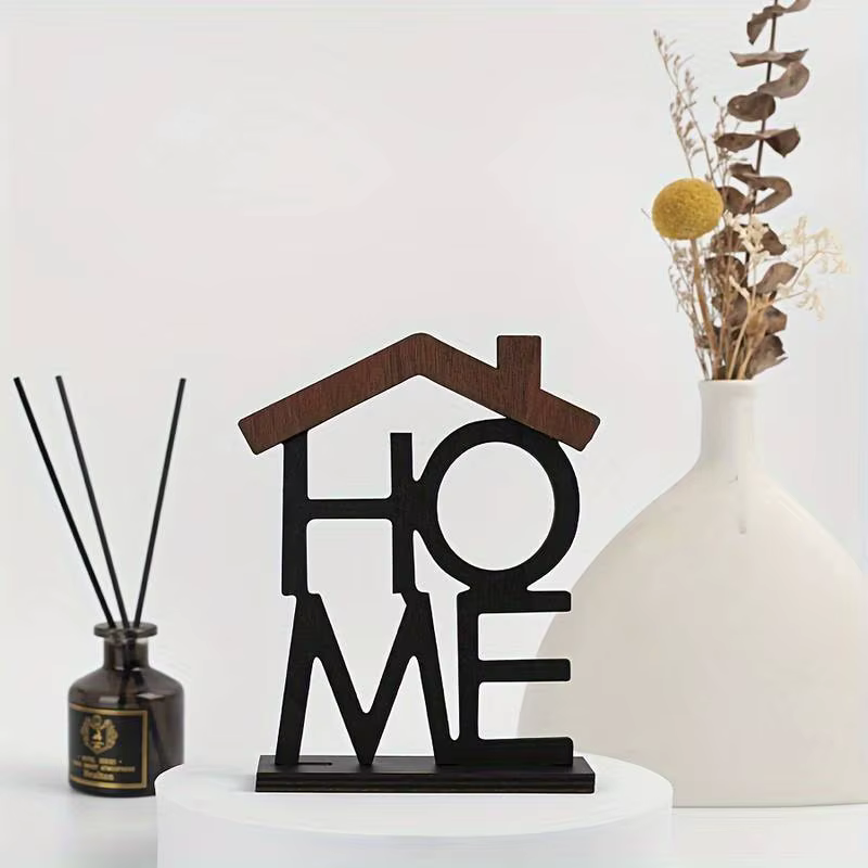 Ornement créatif en bois pour la maison, salon, Table basse, armoire, bureau, petite décoration en f