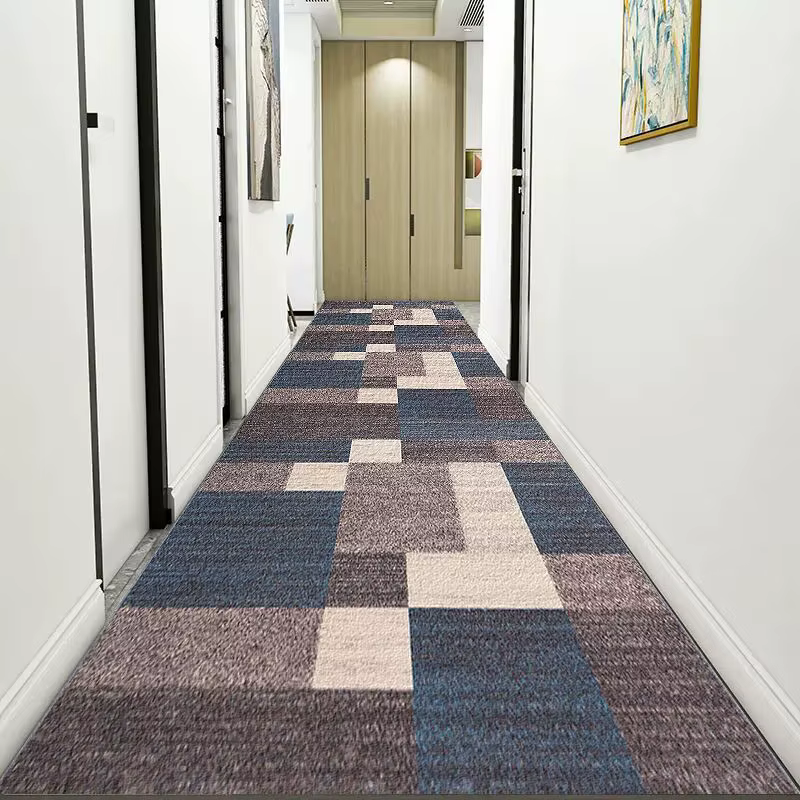 Tapis de coureur de couloir pour la décoration de salon, tapis de sol d'allée de maison, zone de déc
