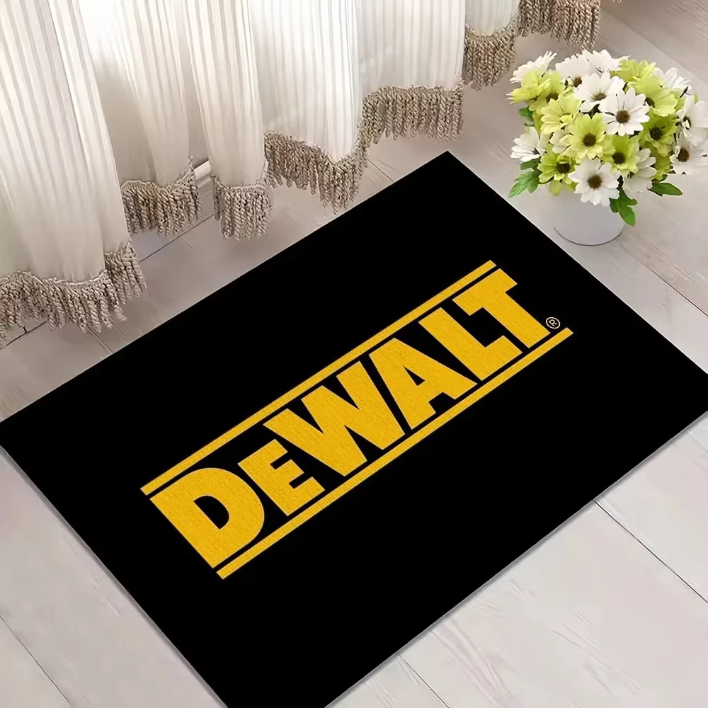 D-DeWalt Cool Logo petit tapis pour maison chambre décoration cuisine bain tapis pied antidérapant p