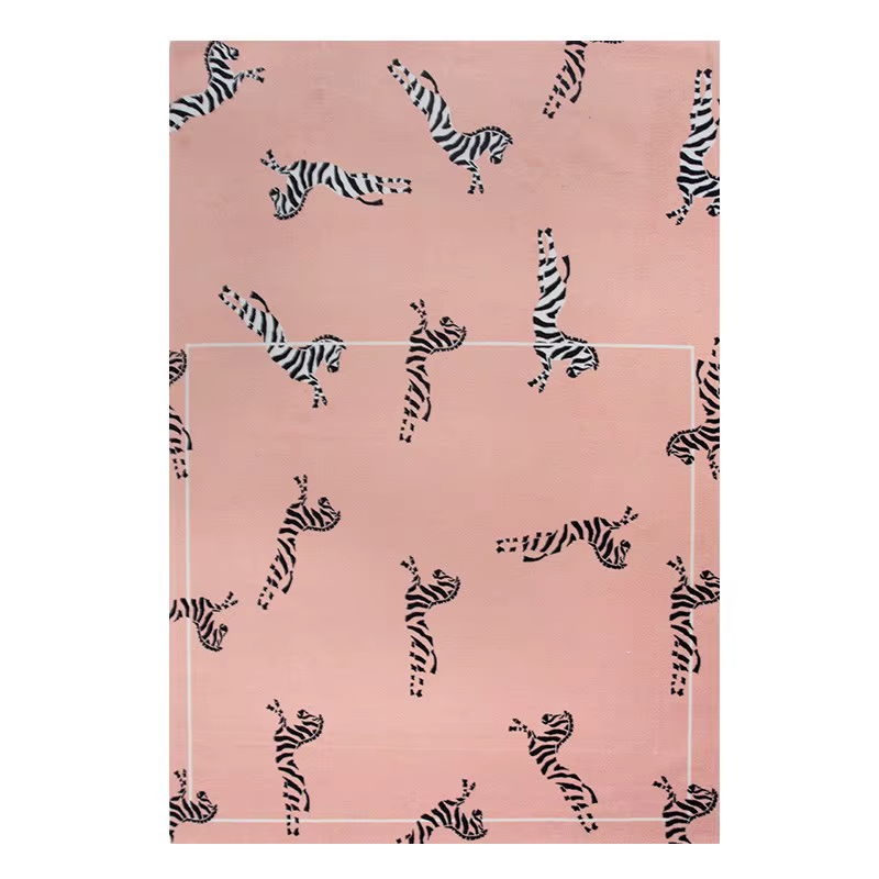Tapis léger de luxe pour salon, Style moderne, en peluche, doux, imprimé léopard, antidérapant pour