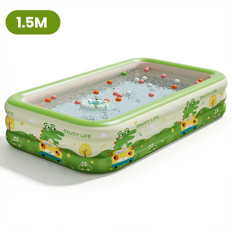 Piscine gonflable pour enfants de 1,5 à 2,6 m pour jardin, fête en plein air, grande piscine familia
