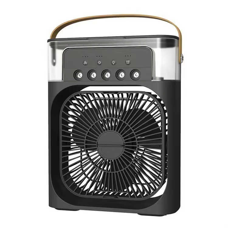 Ventilateur Rafraîchissant et Climatiseur Portable pour la Maison avec Veilleuse LED et Humidificate