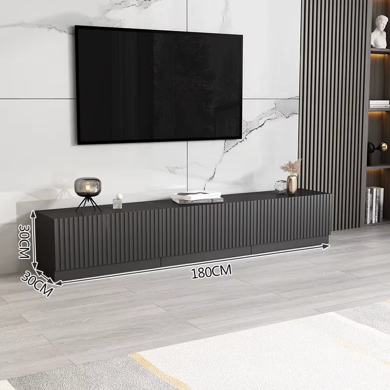 Glamour élégant meuble Tv moderne esthétique salon sol meuble Tv minimaliste avec tiroirs Mueble Sal
