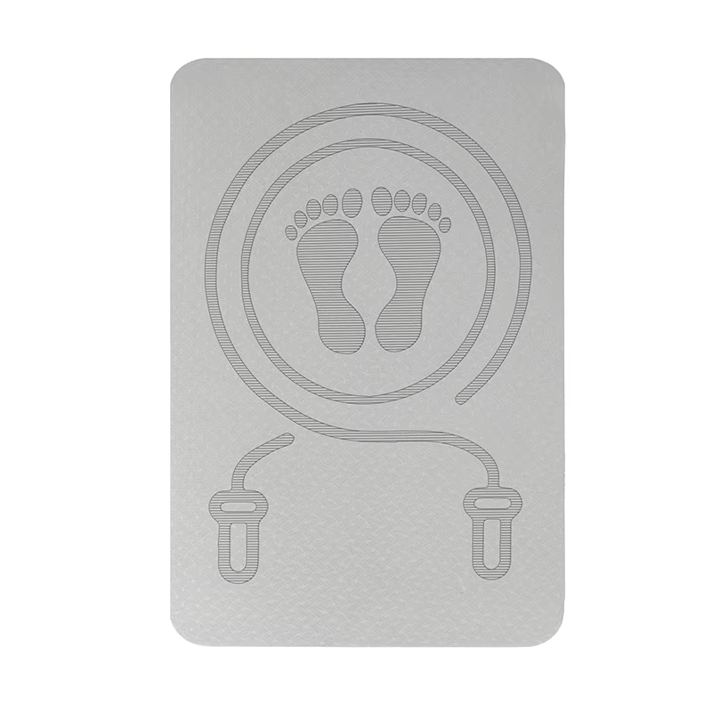 Nouveau tapis de saut à la corde 6MM anti-bruit, tapis de sol pour exercices, absorption des chocs,