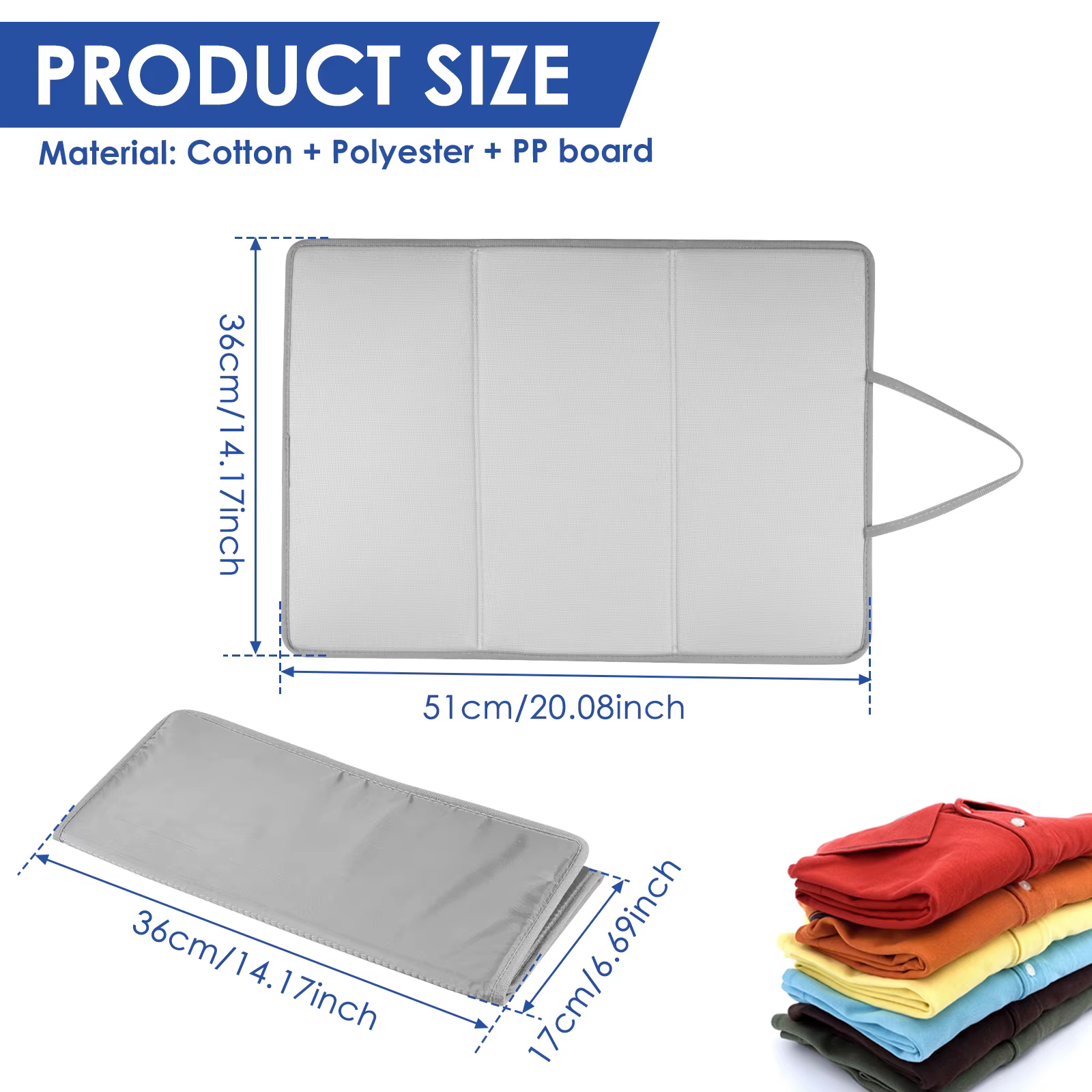 Couverture de repassage tapis de repassage pliant tapis de repassage de voyage Portable planche de p