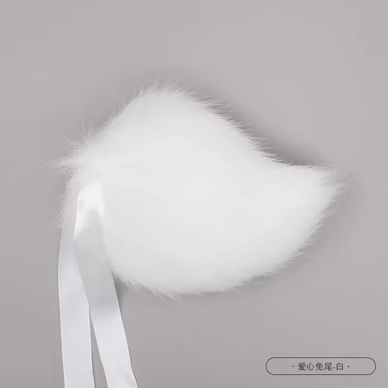 Queue de lapin en peluche, fausse fourrure, accessoires de Costume de Cosplay, queue de lapin pour f