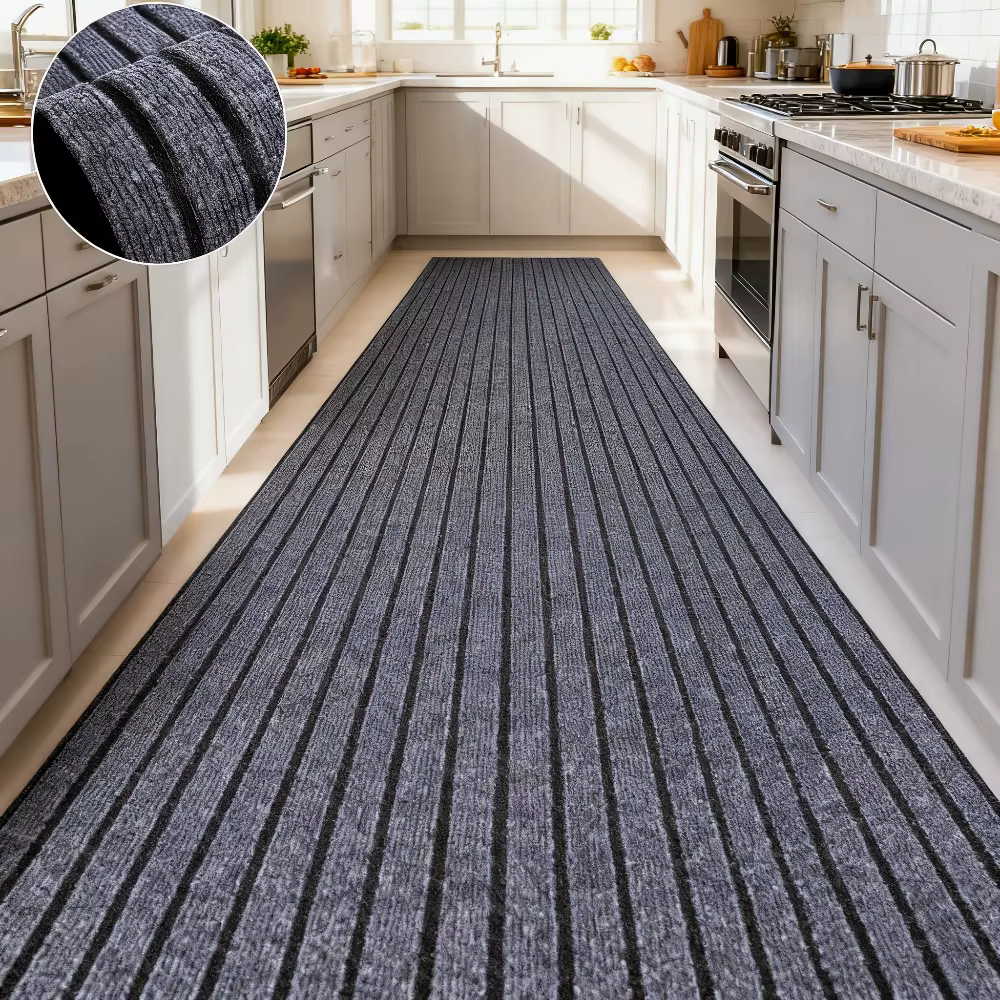 Un tapis de cuisine, léger et facile d'entretien, adapté aux cuisines, aux salles de bain, aux entré