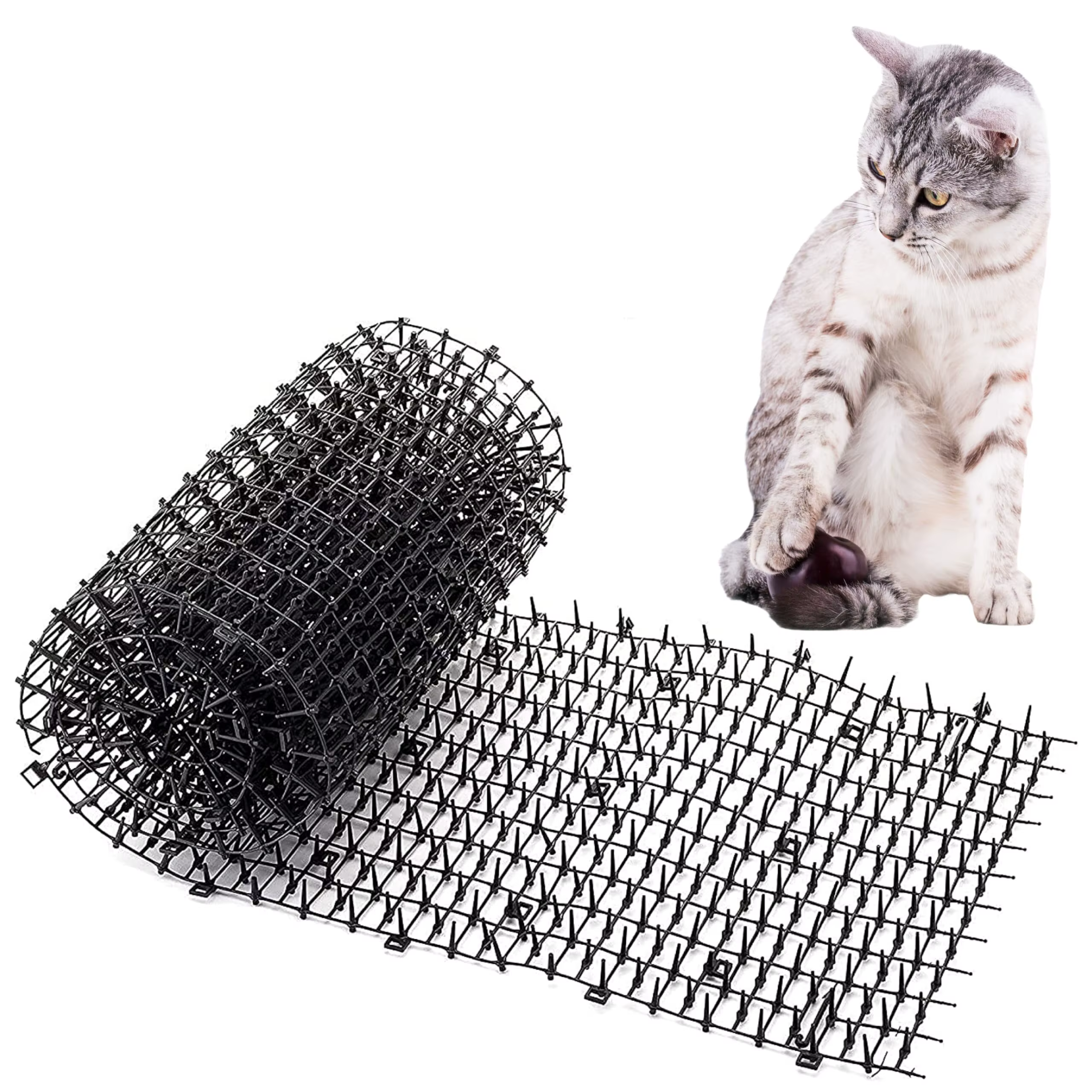 Tapis dissuasif pour chat, Anti-réseau pour chien et chat, répulsif d'entraînement, tapis à pointes 
