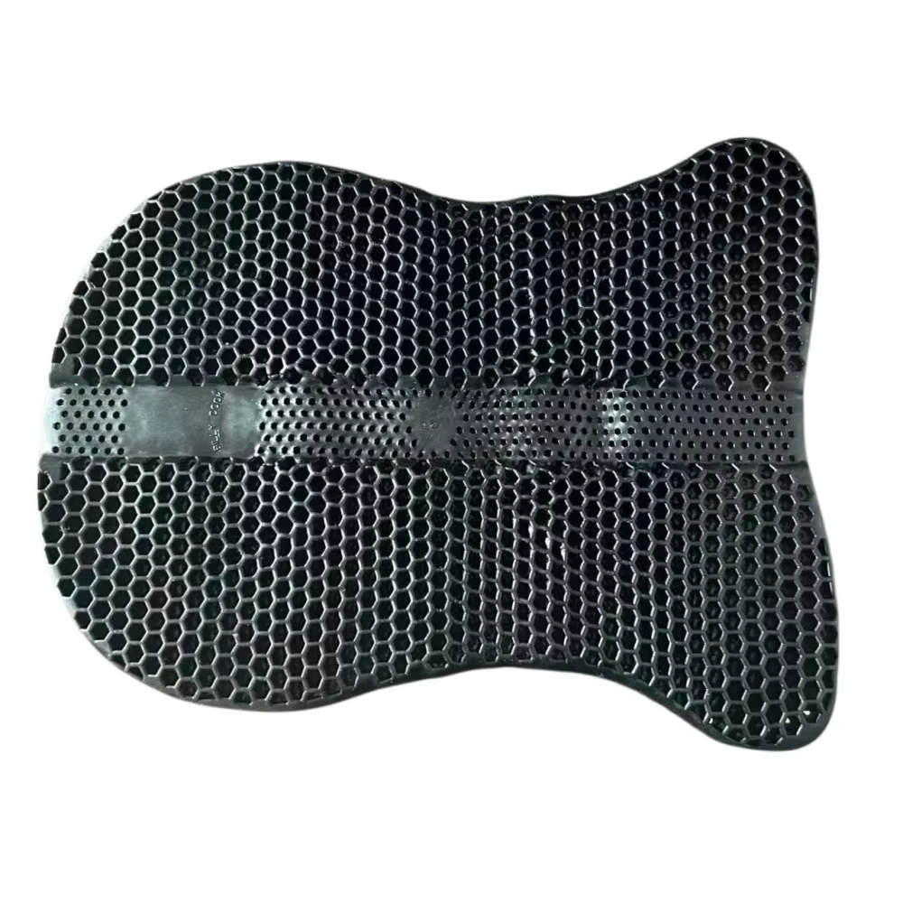 Tapis de selle en gel pour cheval - Tapis équestre en gel avec petits défauts esthétiques, tapis d'é