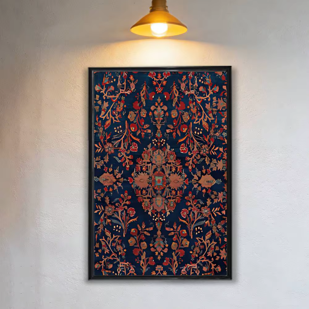 Tapis persan, tapis iranien de haute qualité, décoration murale esthétique pour dortoir et salon, af