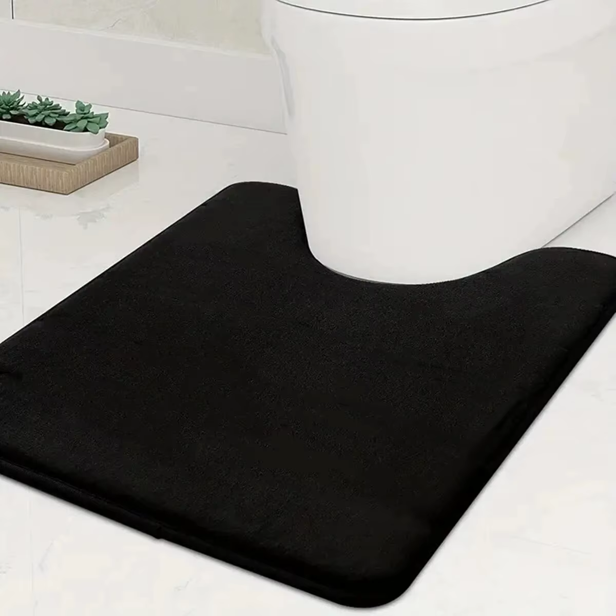 U-SHAPE tapis de sol de salle de bain tapis de toilette tapis de salle de bain antidérapant tapis de