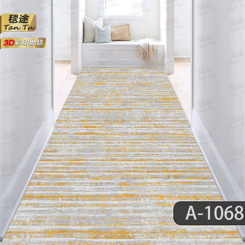Tapis de couloir long moderne pour la maison, tapis antidérapant pour escalier, tapis de couloir pou