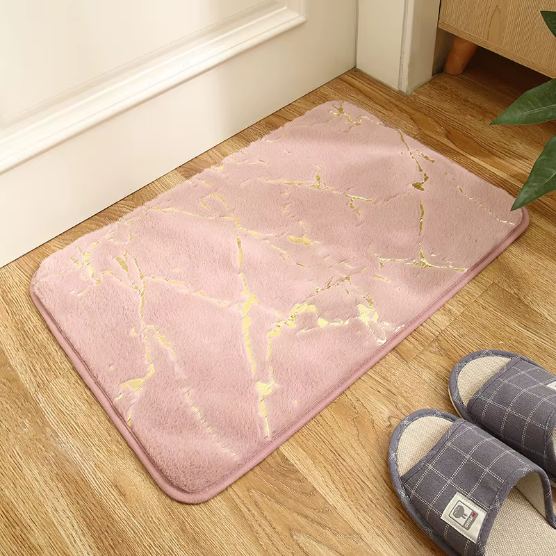 Tapis de bain moderne 1 pièce, tapis de salon, petit tapis rectangulaire lavable pour chambre et sal