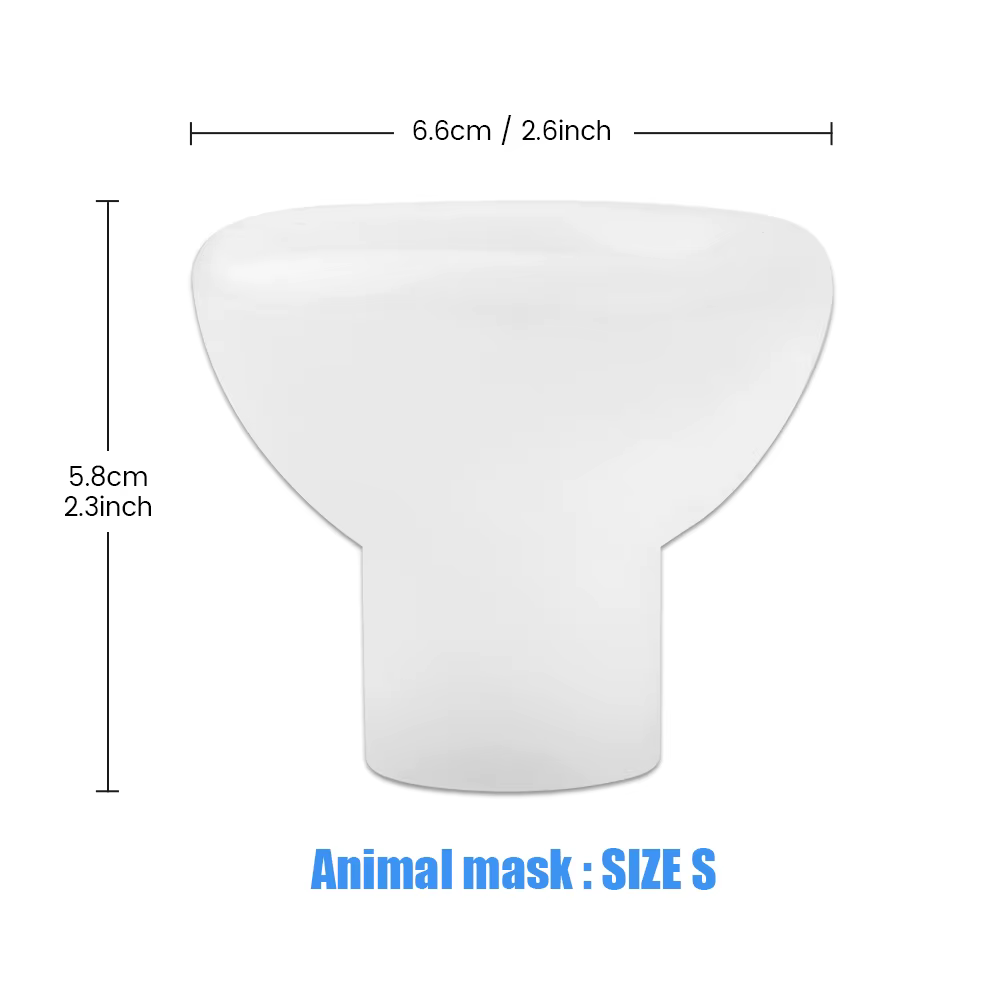 Chambre d'aérosol pour animaux vétérinaires, inhalateur d'asthme pour animaux de compagnie, disposit