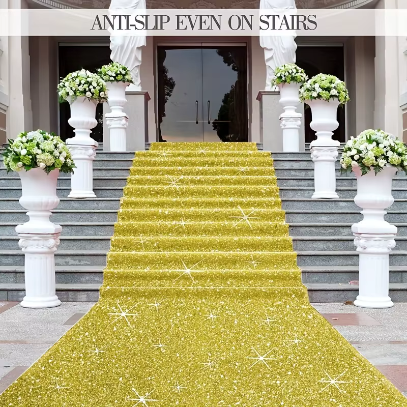 Super beaux tapis à paillettes peuvent être utilisés pour une variété d'occasions, tapis de vacances
