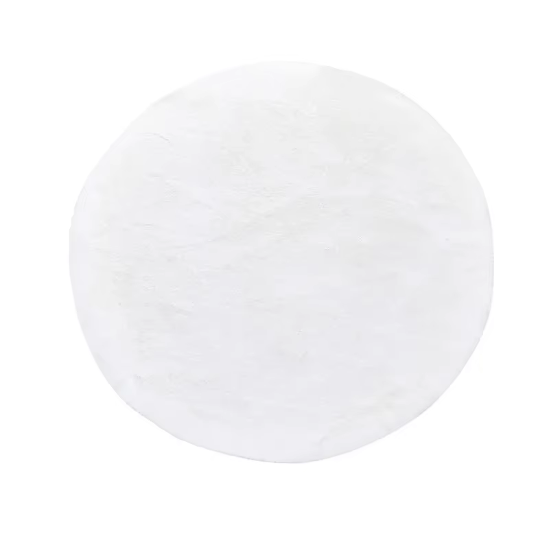 Tapis rond coloré Shaggy pour salon, chambre à coucher, chambre d'enfants – Tapis de sol modernes