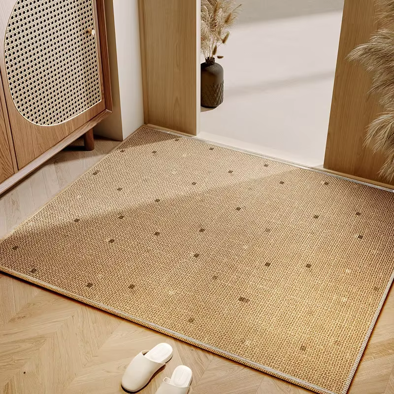 Tapis de sol antidérapant en boue de diatomée japonaise, paillasson d'entrée anti-poussière pour la