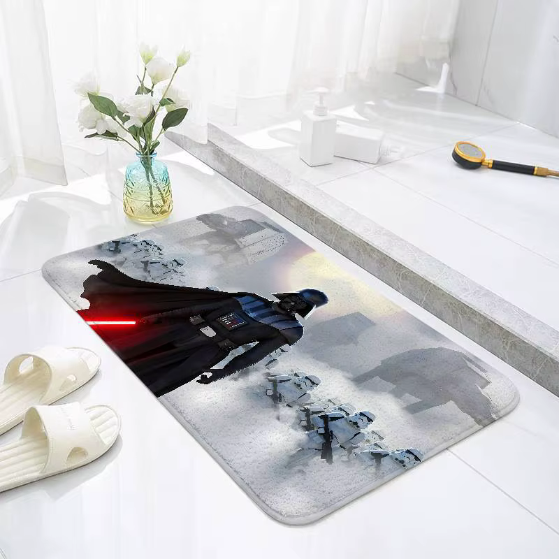 Tapis de sol S-Stars-y-Wars-y, tapis de buanderie pour la maison, tapis antidérapant pour la décorat