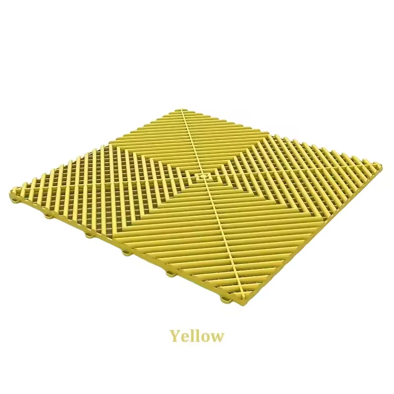 Carrelage en vinyle imbriqué imperméable d'épaisseur de 1.8CM, carrelage de sol en plastique carrela