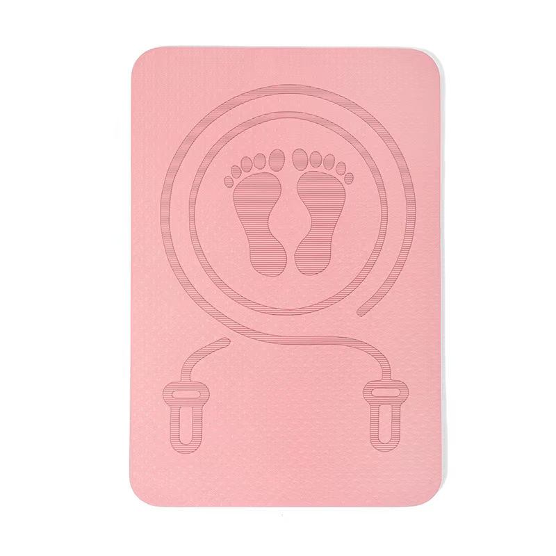 〔E〕Tapis de saut à la corde 6MM anti-bruit, tapis de sol pour exercices, absorption des chocs, tapis