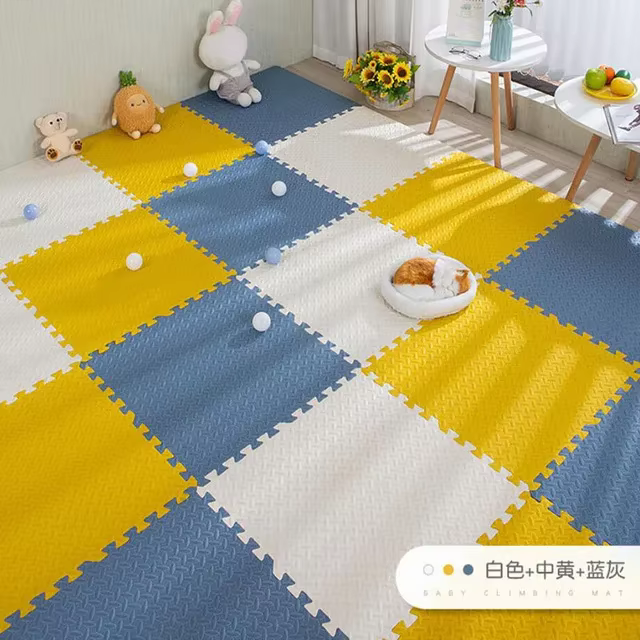 Tapis de jeu en mousse pour bébé, 16 pièces, tapis de Puzzle pour enfants, carreaux d'exercice imbri