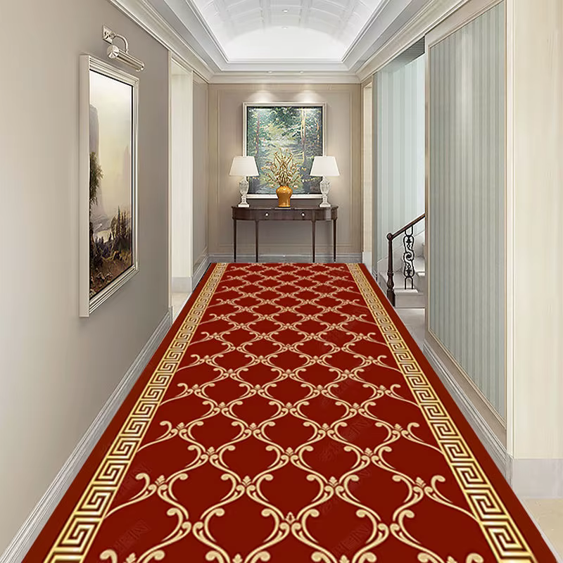 Tapis de couloir de style bohème de luxe, long coureur, sol antidérapant, chevet, allée de cuisine, 