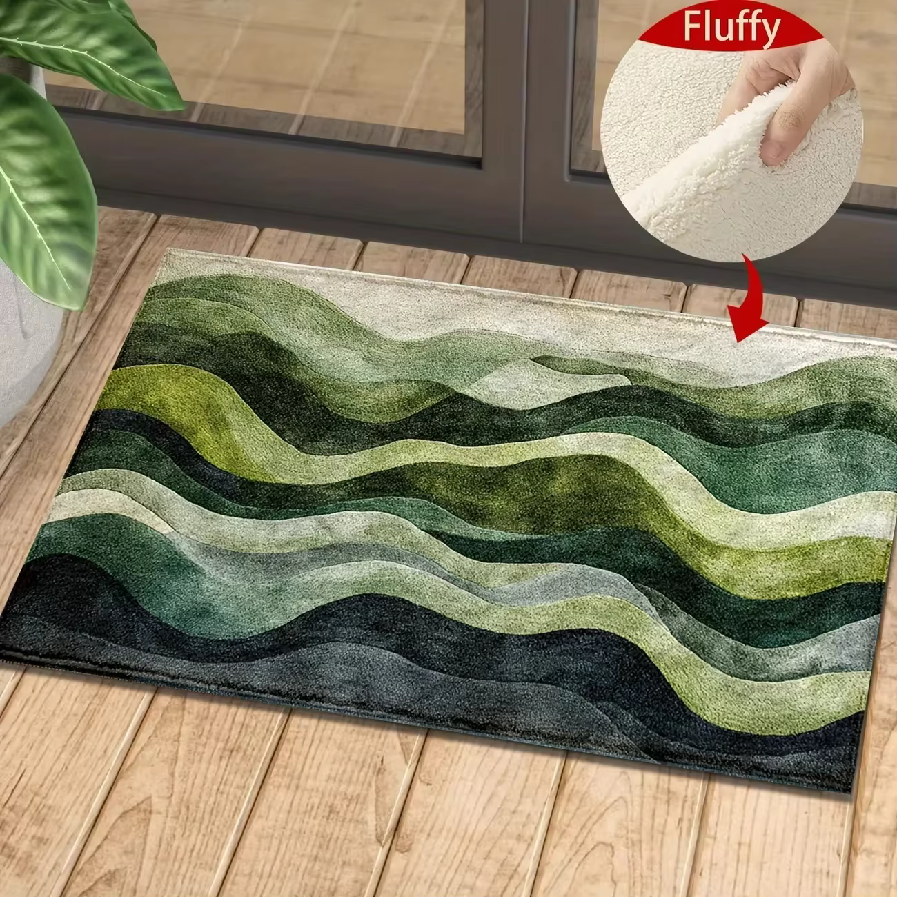 Tapis de porte coloré à motif floral, imperméable, pour chambre à coucher, canapé, tapis de sol, tap