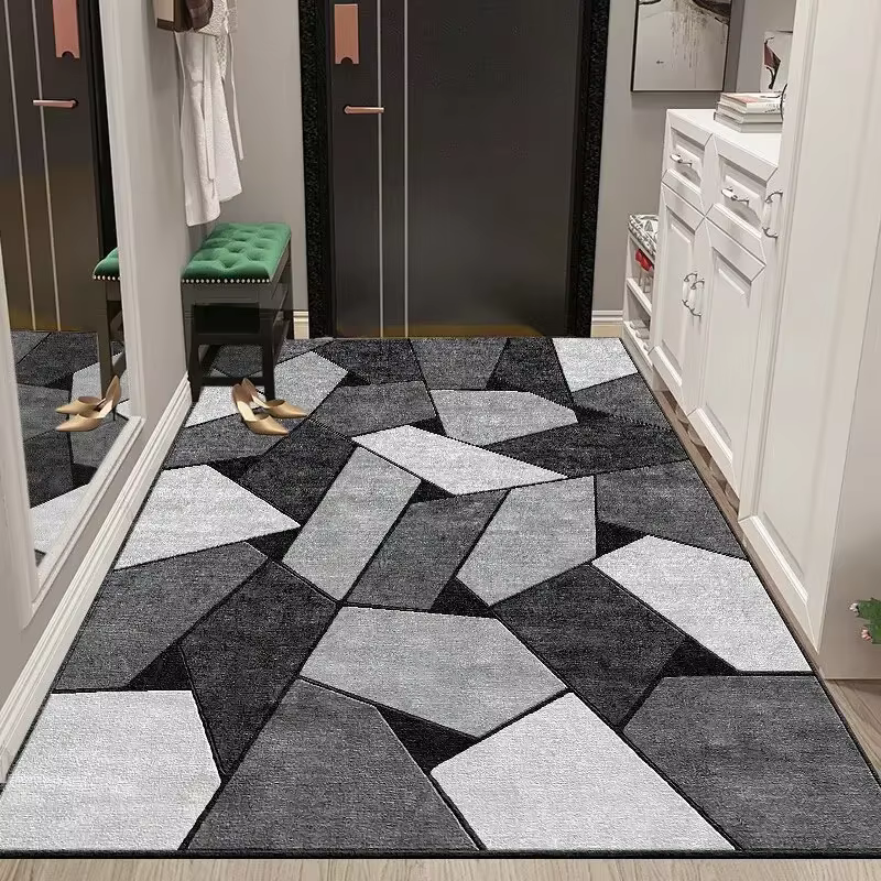 VIKAMA – tapis de luxe géométrique, Durable, antidérapant, surdimensionné, pour couloir d'entrée, ch