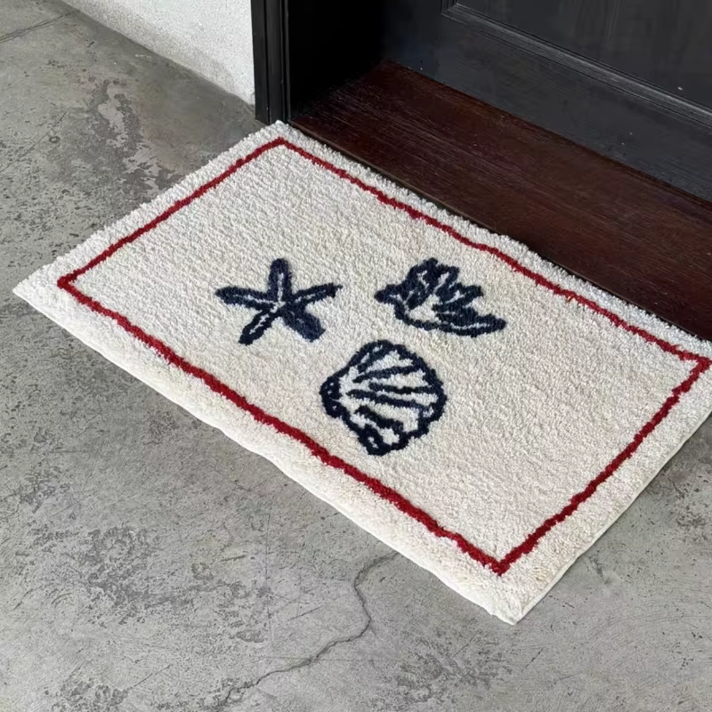 Tapis français tapis de sol salle de bain tapis antidérapant chambre ménage chambre chevet couvertur