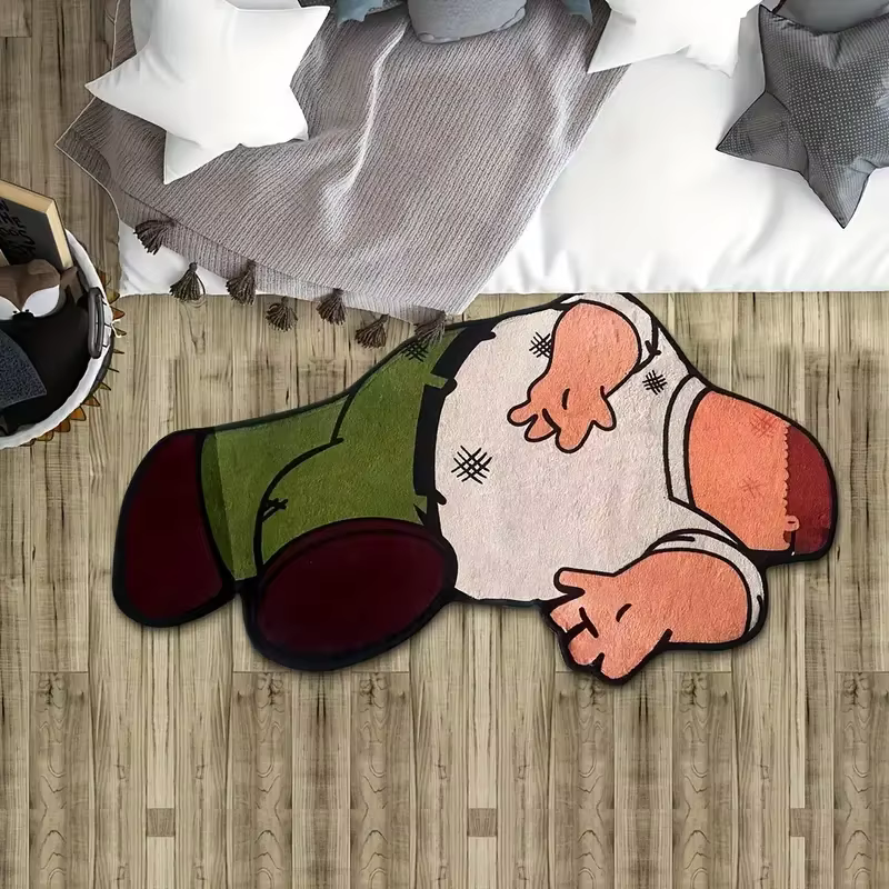 Tapis de personnage de dessin animé VIKAMA-tapis décoratif doux et antidérapant pour la maison, tapi
