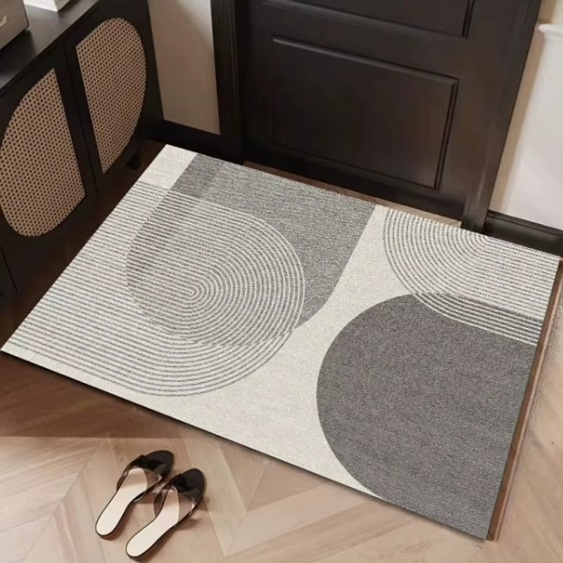 Tapis de sol modernes minimalistes nordiques, tapis d'entrée, tapis de bienvenue, tapis de cuisine e