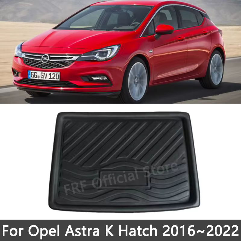 Tapis de Coffre Cargo Imperméable pour Voiture, Accessoire pour Holden SachOpel Astra K Hatch 2016 ~