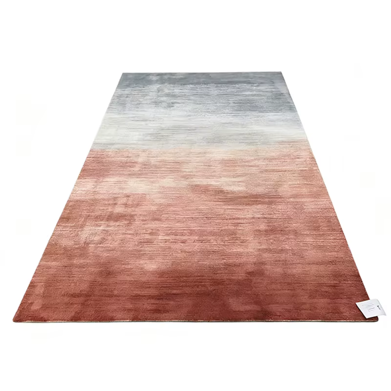 Tapis de sol imprimé de style nordique, tissé, lavable, antidérapant, de luxe, moderne et simple, ta