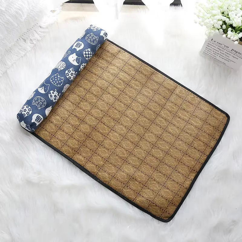 Tapis de refroidissement naturel pour chat, tapis d'été auto-refroidissant pour animaux de compagnie