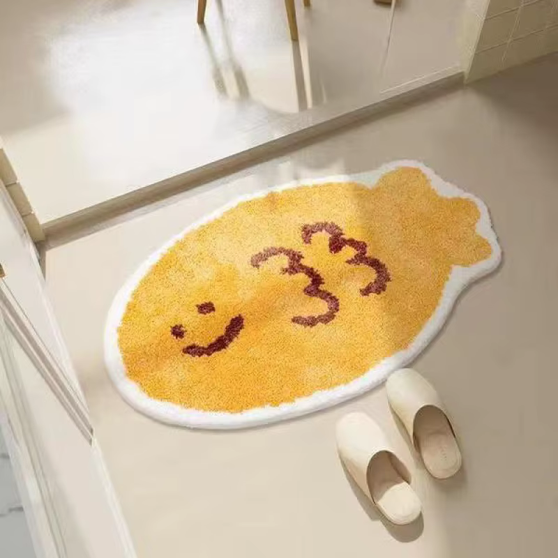 Tapis décoratif poisson, pour chambre à coucher, couverture de chevet, de porte, de salle de bain, p