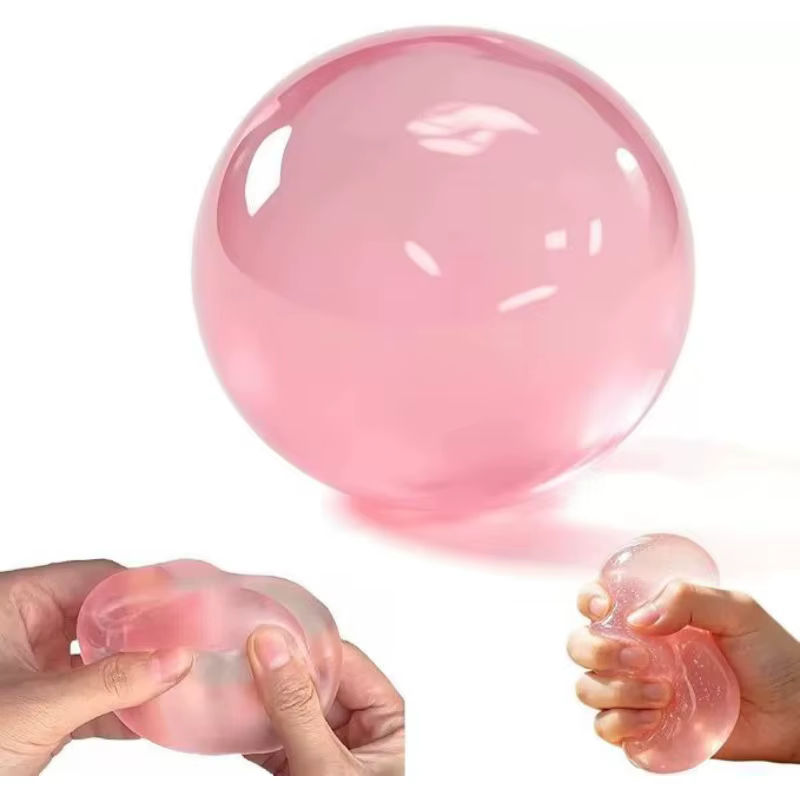Balle anti-stress en huile de coco faite à la main : douce et moelleuse, soulage le stress et apaise