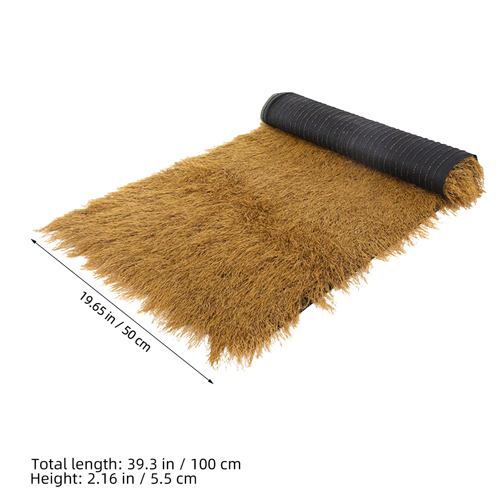 Tapis de gazon artificiel 50x100cm pour toit de jardin, imitation chaume, décoration de toit en chau